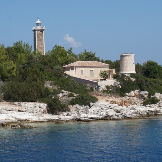 Lighthouse Fiskardo Kefallinias